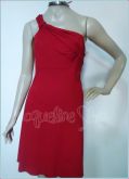 Vestido um ombro vermelho COD1B