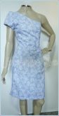 Vestido um ombro floral COD1423